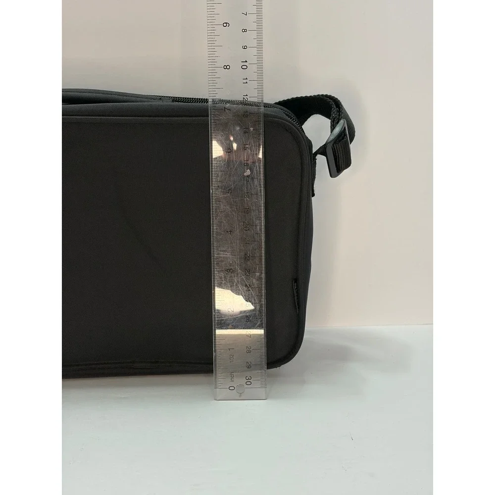 Sony Camera Bag Black Nylon Shoulder Strap Padded Carry Case Organizer